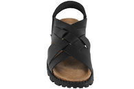 BIOSTEP SANDAL I SORT GLAT SKIND