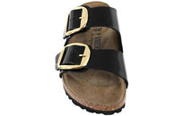 BIRKENSTOCK ARIZONA BIG BUCKLE SLENTERS I SORT POLIDO