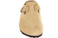 BIRKENSTOCK BOSTON BS LATTE CREAM SLENTERS I RUSKIND