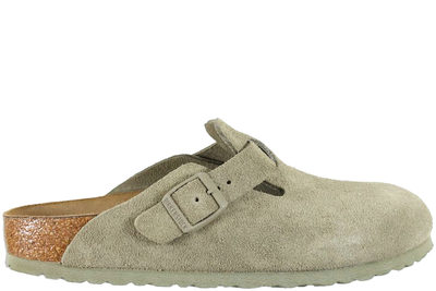 salg af BIRKENSTOCK BOSTON FADED KHAKI SLENTERS