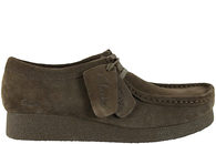 salg af CLARKS WALLABEE EVOSH OLIVE SUEDE SHOE