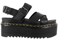 salg af DR. MARTENS ATHENA SANDAL I SORT GLAT SKIND