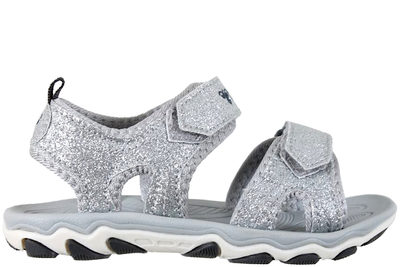 salg af HUMMEL SANDAL GLITTER JR SANDAL I SØLV TEKSTIL