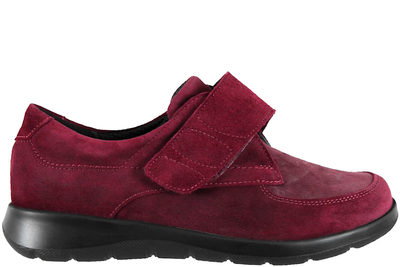 salg af NEW FEET SKO I BORDEAUX RUSKIND