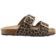 salg af NATURE A.B. BY RELAXSHOE SLENTERS I SKIND MED LEOPARDPRINT