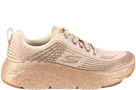 salg af SKECHERS MAX CUSHIONING ULTIMATE BEIGE GULD GLIMMER SNEAKERS