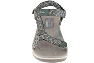 SKECHERS REGGAE CUP - MY BESTIE SANDAL I GRØNT TEKSTIL