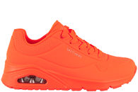 salg af SKECHERS UNO NIGHT SHADES SNEAKERS I NEON ORANGE PU