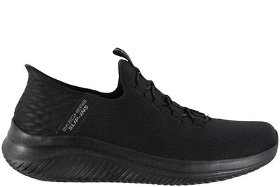 salg af SKECHERS ULTRA FLEX 3.0 - RIGHT AWAY BLACK SLIP-INS SNEAKER