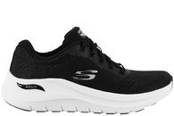 salg af SKECHERS ARCH FIT 2.0 BIG LEAUGE BLACK SNEAKER