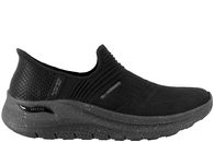 salg af SKECHERS ARCH FIT 2.0-RIGHT AS RAIN BLACK SLIP-INS SNEAKER