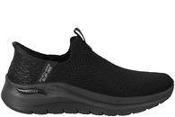 salg af SKECHERS ARCH FIT 2.0 - CRAYN SNEAKERS I SORT TEKSTIL