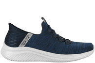 salg af SKECHERS ULTRA FLEX 3.0 - RIGHT AWAY SNEAKERS I BLÅ TEKSTIL