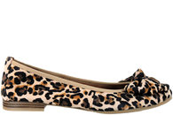 salg af TAMARIS LEOPARD BALLERINA I RUSKIND