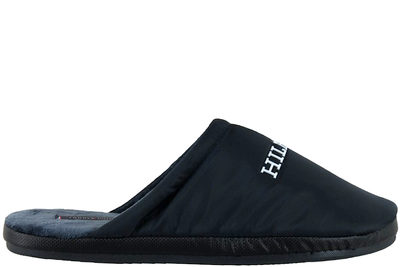 salg af TOMMY HILFIGER NYLON HOUSE SHOE DARK BLUE MARINEBLÅ HJEMMESKO